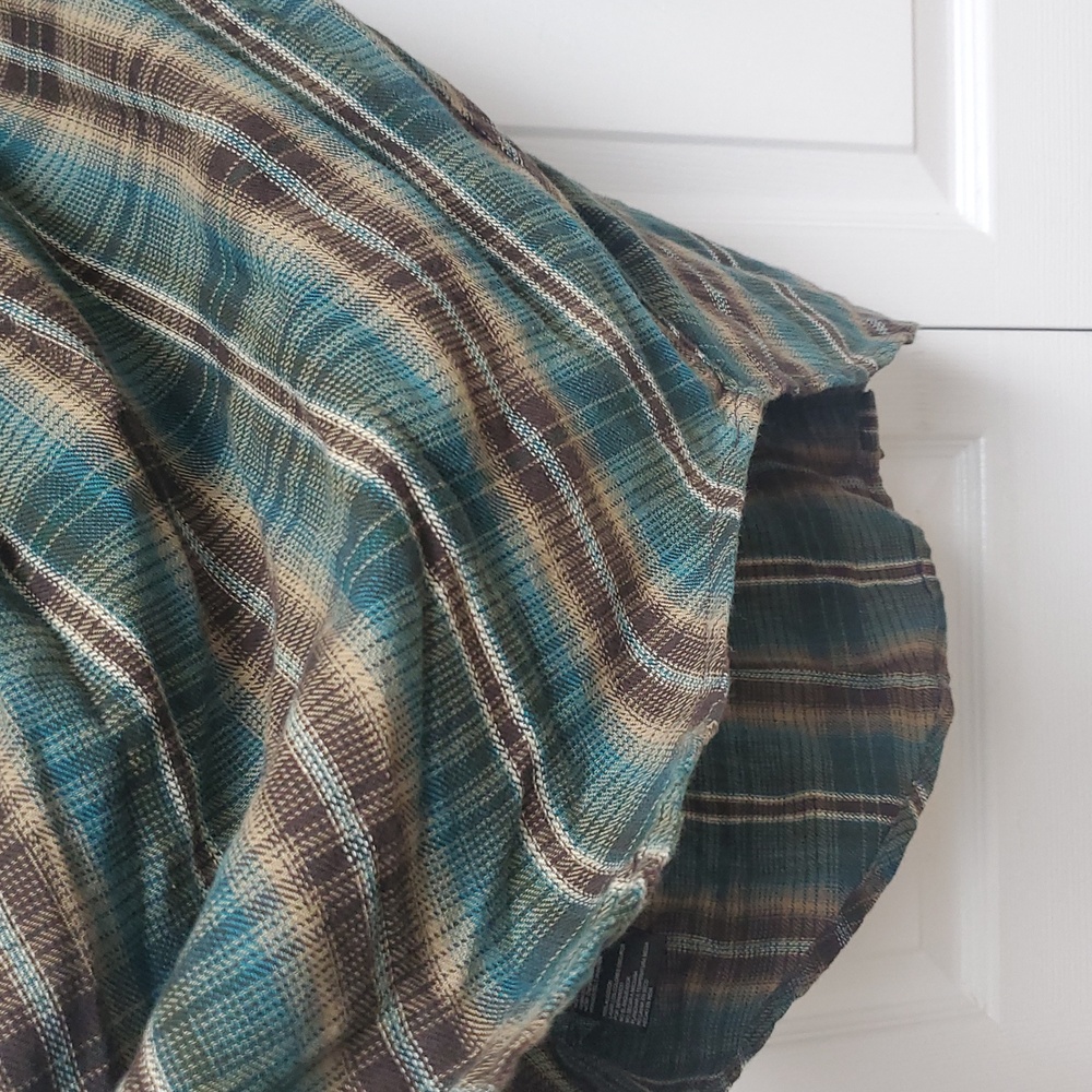 BDG Urban Outfitters Plaid Patchwork Shirt - Picture 13 of 16